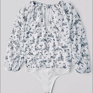 NWT Abercrombie & Fitch thong bodysuit Size L